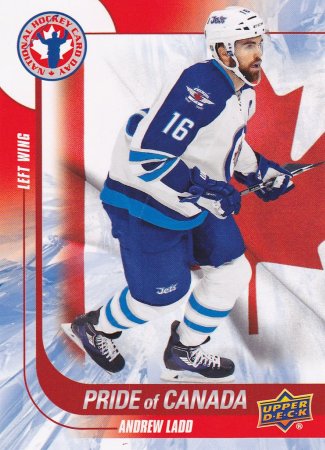 insert karta ANDREW LADD 15-16 National Hockey Card Day Pride of Canada