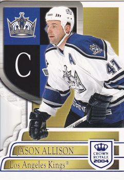 paralel karta JASON ALLISON 03-04 Crown Royale Blue /850