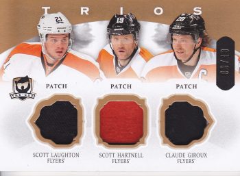 patch karta LAUGHTON/HARTNELL/GIROUX 13-14 UD The CUP Trios /10