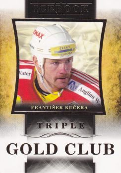 insert karta FRANTIŠEK KUČERA 16-17 Icebook Gold Club Triple /20