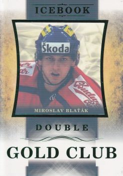 insert karta MIROSLAV BLAŤÁK 16-17 Icebook Gold Club Double Green /5