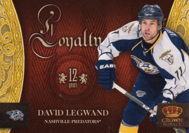 insert karta DAVID LEGWAND 10-11 Crown Royale Loyalty /250