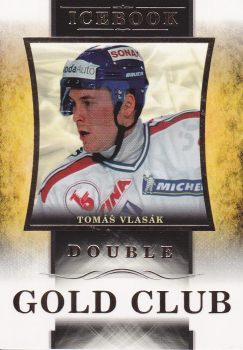 insert karta TOMÁŠ VLASÁK 16-17 Icebook Gold Club Double /20