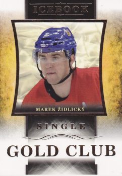 insert karta MAREK ŽIDLICKÝ 16-17 Icebook Gold Club Single /20