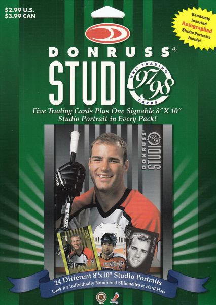 1997-98 Donruss Studio Hockey Hobby Balíček