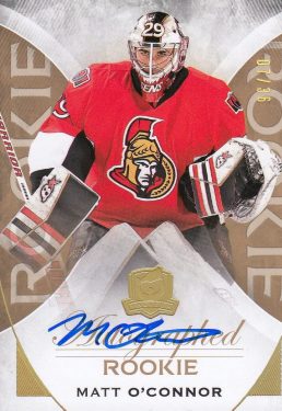 AUTO RC karta MATT O´CONNOR 15-16 UD The Cup Rookie Gold Spectrum /36