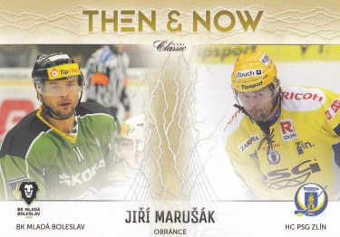 insert karta JIŘÍ MARUŠÁK 16-17 OFS Classic Ser. 2 Then and Now číslo TN-18