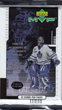 2000-01 Upper Deck MVP Hockey Retail Balíček