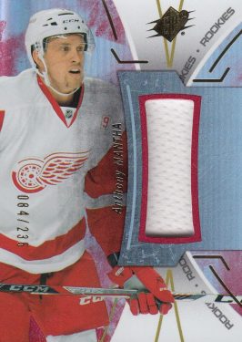 jersey RC karta ANTHONY MANTHA 16-17 SPx Rookies Red /235