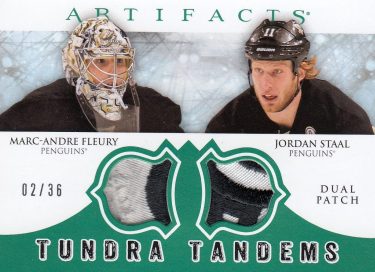 patch karta FLEURY/STAAL 12-13 Artifacts Tundra Tandems Emerald /36