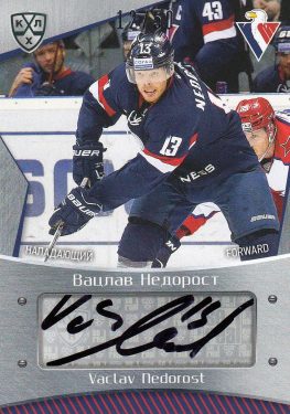 AUTO karta VÁCLAV NEDOROST 15-16 KHL Autograph /50