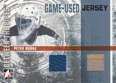 jersey karta PETER BUDAJ 06-07 BTP Game-Used Jersey /90
