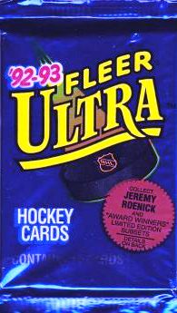 1992-93 Fleer Ultra Series 1 Hockey Balíček