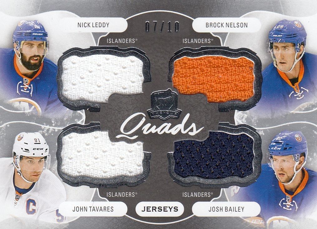 jersey karta LEDDY/NELSON/TAVARES/BAILEY 16-17 UD The Cup Quads /10