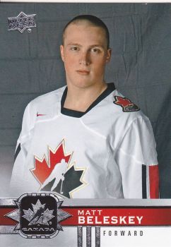 řadová karta MATT BELESKEY 17-18 Team Canada číslo 4