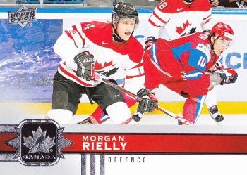 řadová karta MORGAN RIELLY 17-18 Team Canada číslo 26