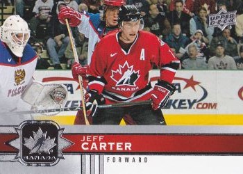 řadová karta JEFF CARTER 17-18 Team Canada číslo 7