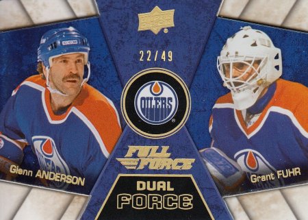 insert karta ANDERSON/FUHR 15-16 Full Force Dual Force Gold /49