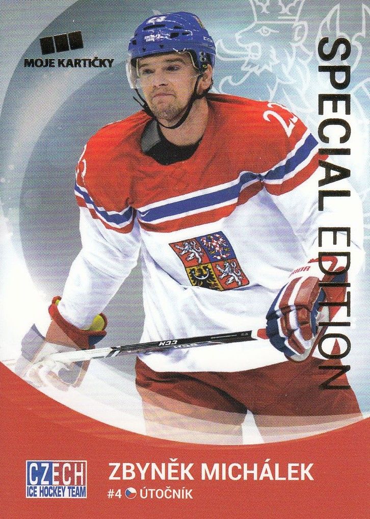 paralel karta ZBYNĚK MICHÁLEK 16-17 Czech Ice Hockey Team Gold /30