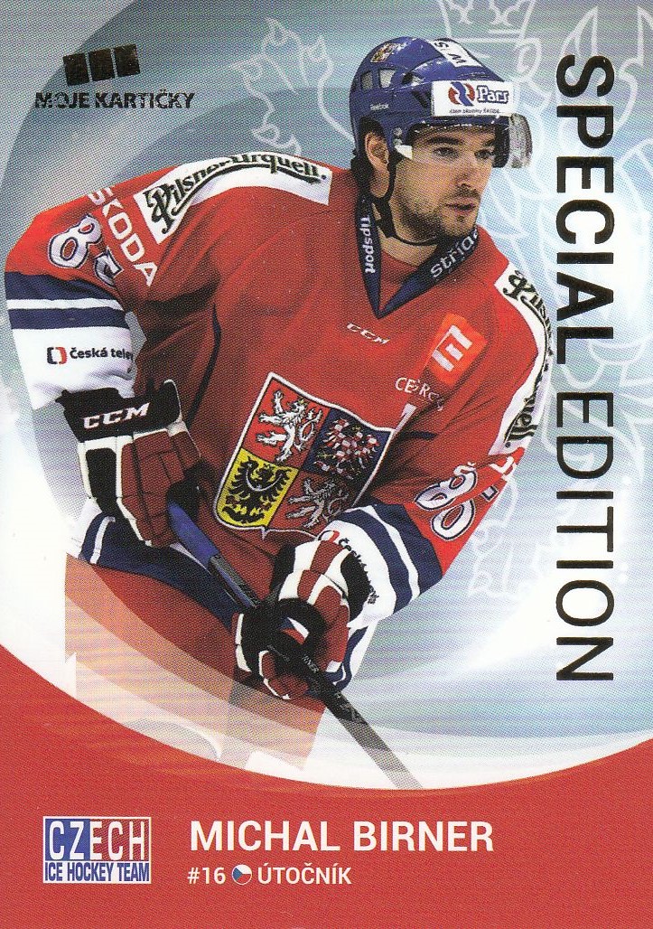 paralel karta MICHAL BIRNER 16-17 Czech Ice Hockey Team Gold /30