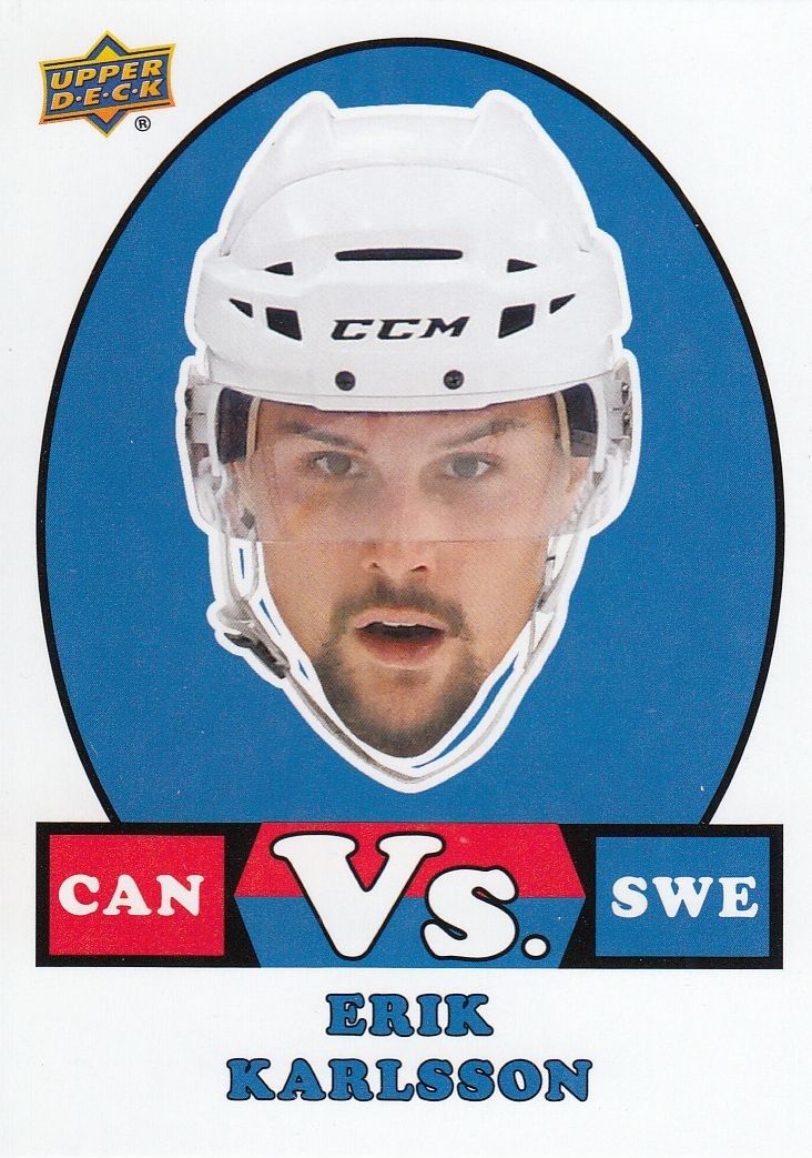 insert karta ERIK KARLSSON 17-18 Team Canada VS číslo VS-15