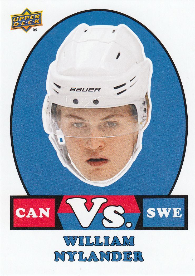 insert karta WILLIAM NYLANDER 17-18 Team Canada VS číslo VS-8