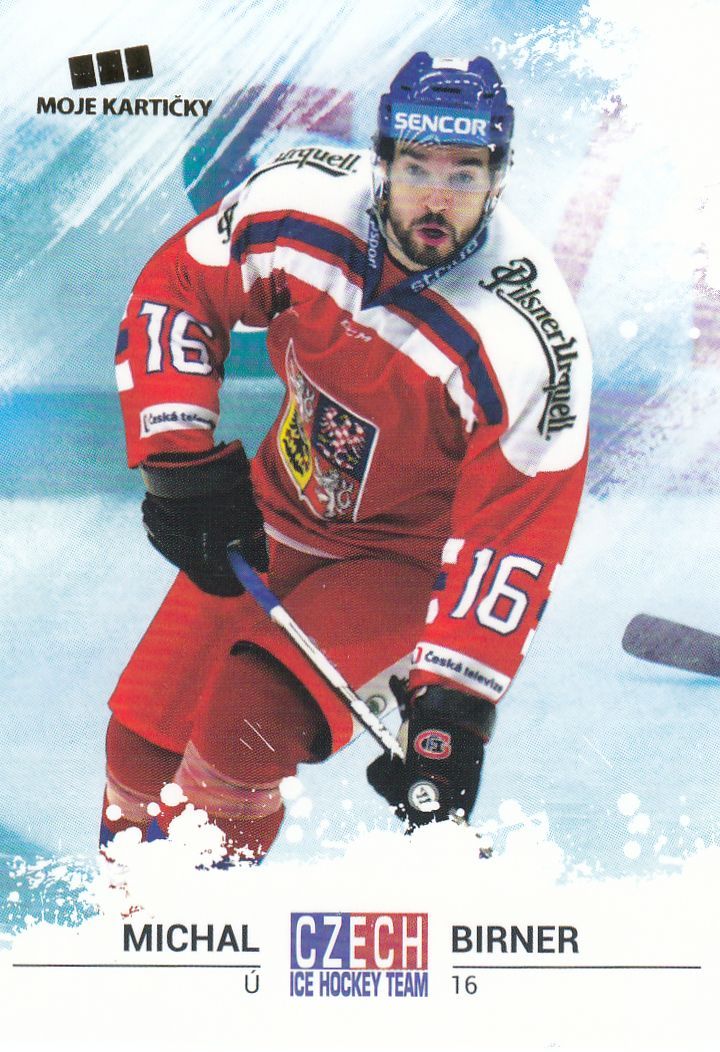 řadová karta MICHAL BIRNER 17-18 Czech Ice Hockey Team číslo 4