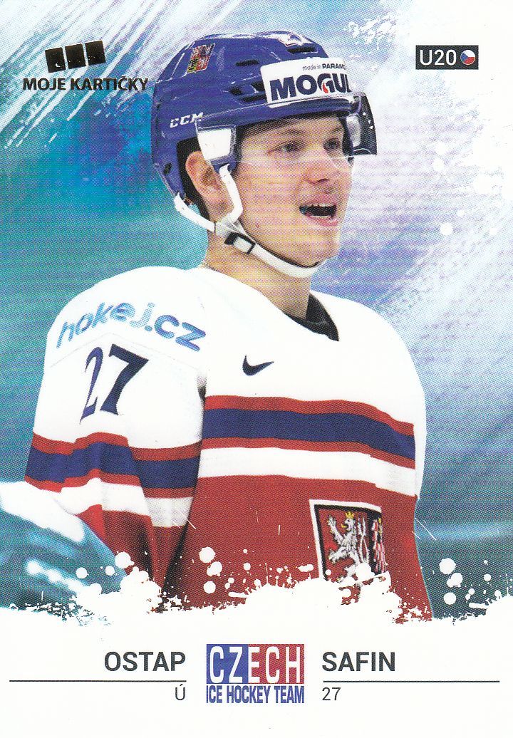 řadová karta OSTAP SAFIN 17-18 Czech Ice Hockey Team číslo 52