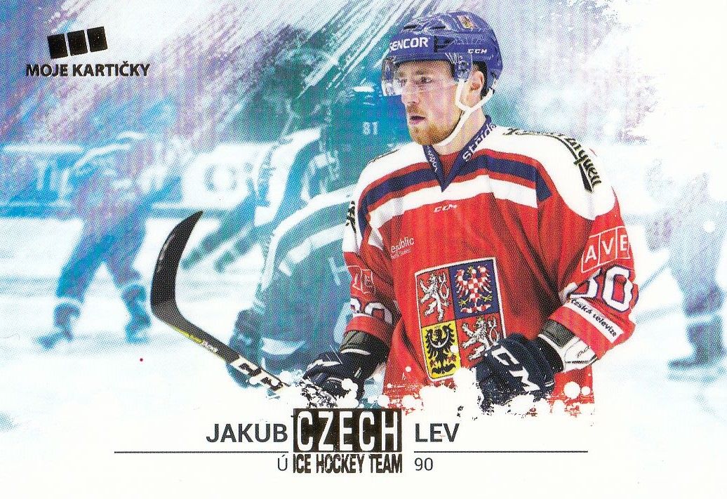 paralel karta JAKUB LEV 17-18 Czech Ice Hockey Team Gold /25