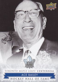 insert karta ACE BAILEY 17-18 Toronto Centennial Hockey Hall of Fame