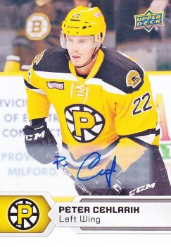 AUTO karta PETER CEHLÁRIK 17-18 AHL Autographs číslo 40