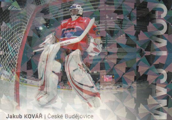 insert karta JAKUB KOVÁŘ 17-18 OFS Classic Ser. 1 Goal Cam Ice /5