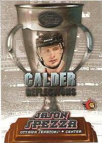 insert RC karta JASON SPEZZA 02-03 Calder Hockey Calder Reflections 