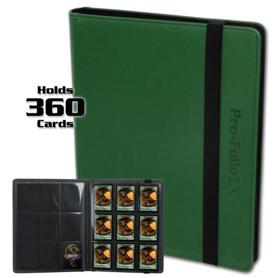 BCW Kožené Premium album A4 Pro Folio LX, zelené