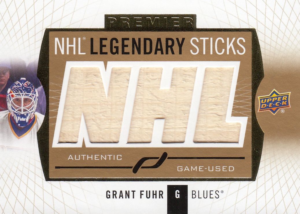 stick karta GRANT FUHR 17-18 UD Premier NHL Legendary Sticks číslo LS-GF