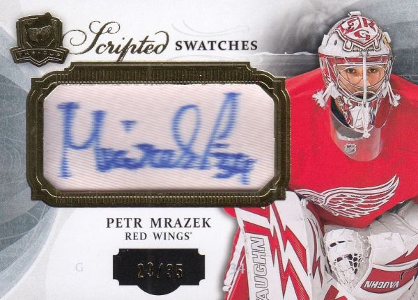 AUTO patch RC karta PETR MRÁZEK 13-14 UD The Cup Scripted Swatches /35