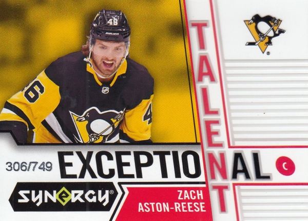insert RC karta ZACH ASTON-REESE 18-19 Synergy Exceptional Talent /749