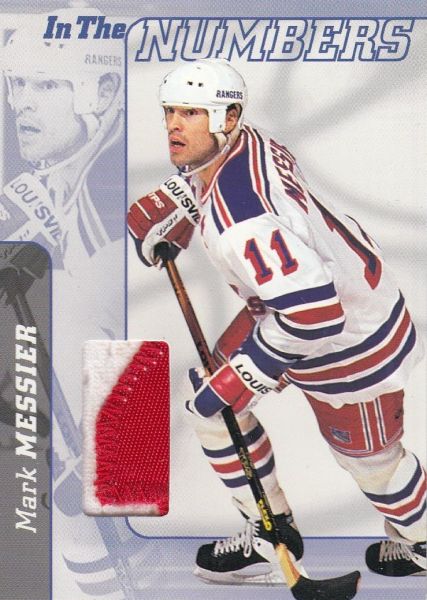 patch karta MARK MESSIER 00-01 BAP Signature Series In the Numbers /10