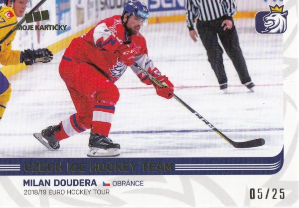 paralel karta MILAN DOUDERA 18-19 Czech Ice Hockey Team Gold /25