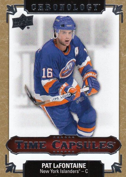 insert karta PAT LaFONTAINE 18-19 Chronology Time Capsules Gold /25