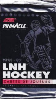1991-92 Pinnacle Hockey Score Canadian Ed. Balíček
