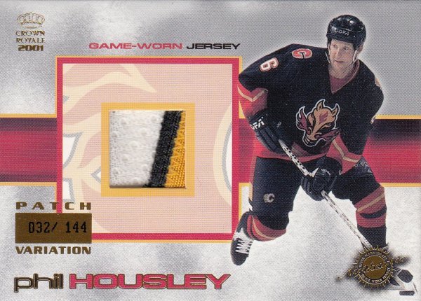 patch karta PHIL HOUSLEY 00-01 Crown Royale Patch Variation /144