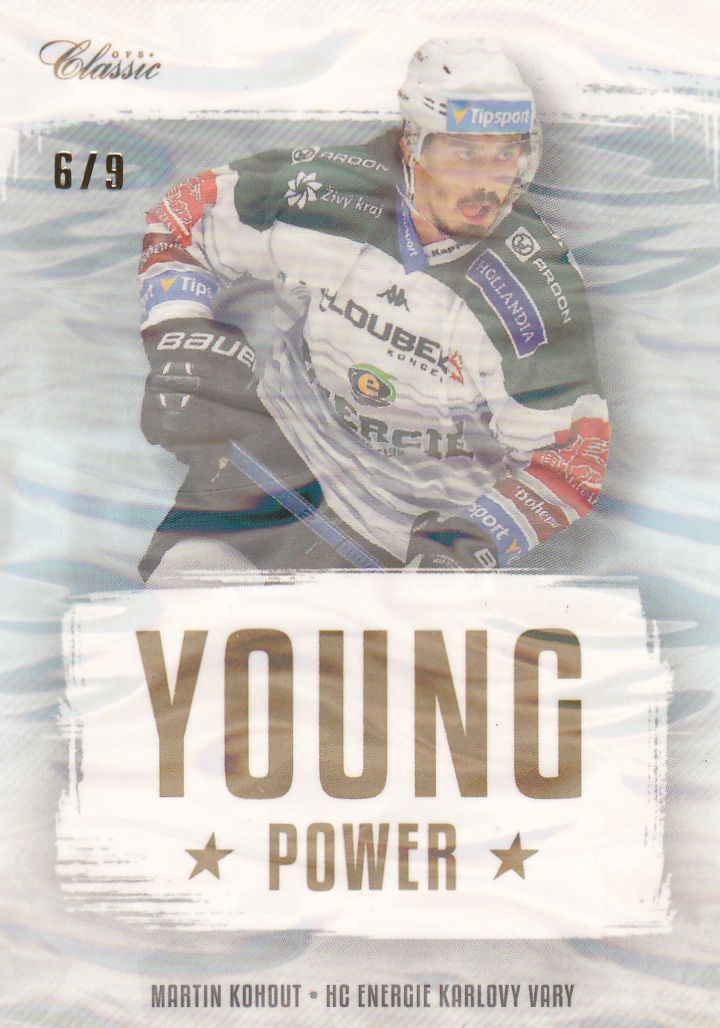insert RC karta MARTIN KOHOUT 19-20 OFS Classic Ser. 1 Young Power Ice Water /9