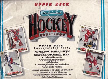 1991-92 Upper Deck Czech Edition Hockey box