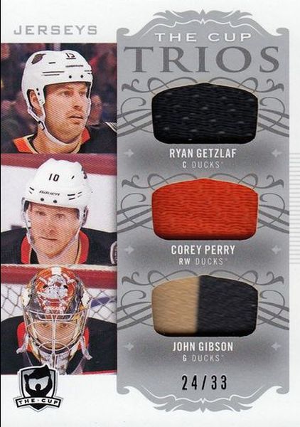 jersey karta GETZLAF/PERRY/GIBSON 18-19 UD The CUP Trios /33