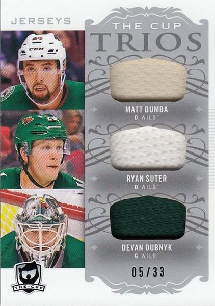 jersey karta DUMBA/SUTER/DUBNYK 18-19 UD The CUP Trios /33