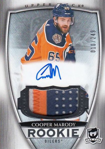 AUTO RC patch karta COOPER MARODY 18-19 UD The CUP Rookie /249