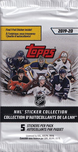 2019-20 TOPPS Sticker Hockey Balíček