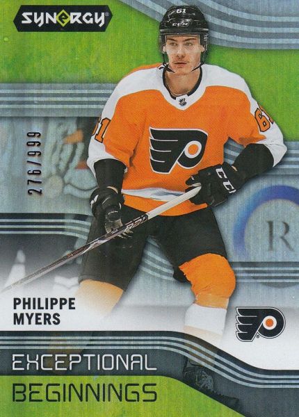 insert RC karta PHILIPPE MYERS 19-20 Synergy Exceptional Beginnings /999