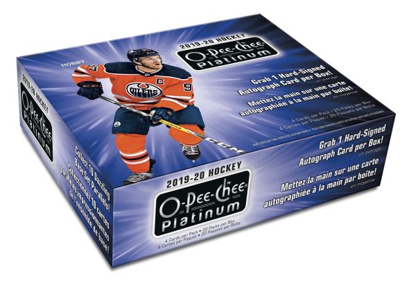 2019-20 Upper Deck O-Pee-Chee Platinum Hockey Hobby Box